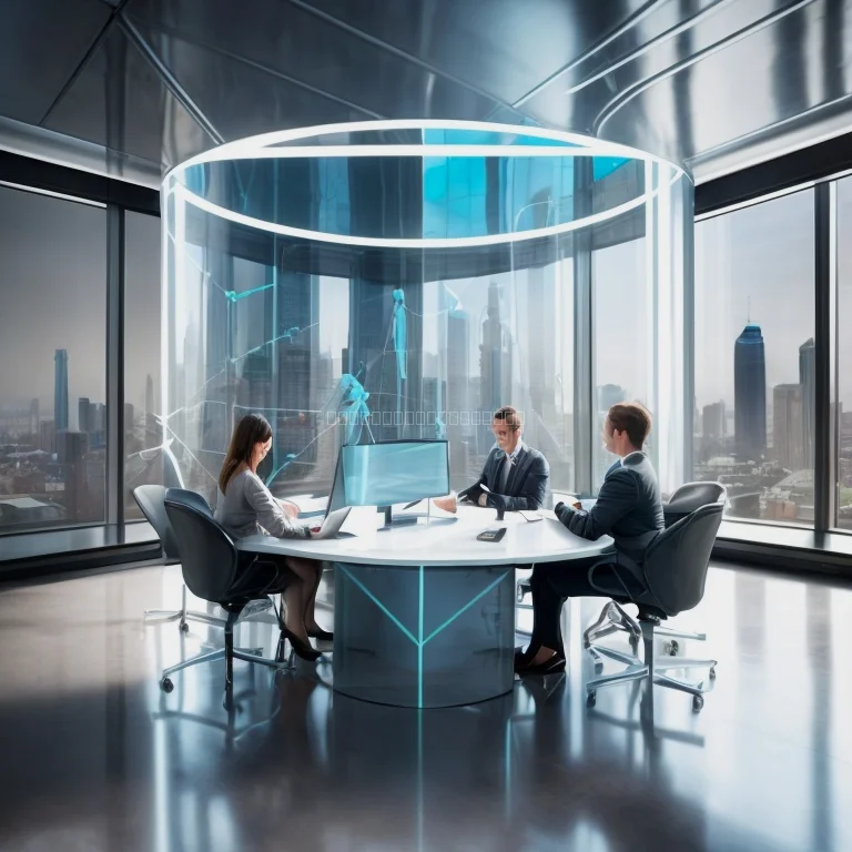 Security professionals monitoring live video feeds and analytics